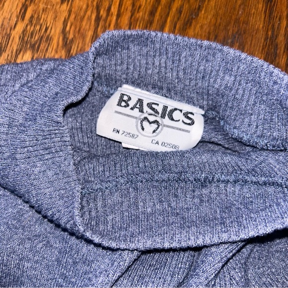 Vintage mock neck short-sleeved sweater - Picture 3 of 3